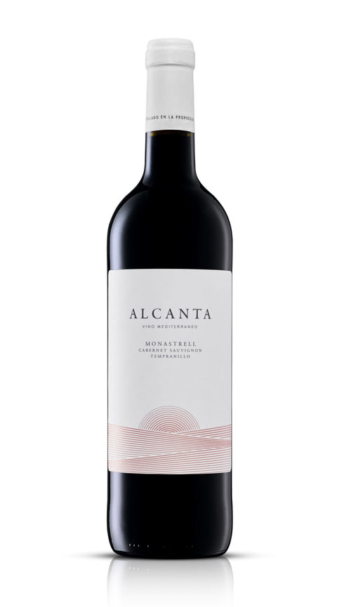 Alcanta tinto monastrell cabernet tempranillo de Bodegas Bocopa. Caja 12 uds.