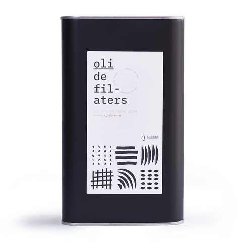 Aceite de oliva Virgen Extra variedad Alfafarenca de Oli de Filaters, 3L
