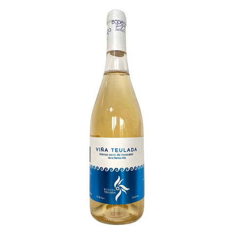 Viña Teulada 2020 Blanco Moscatel seco de Bodega Teulada. Caja 6 botellas.