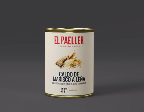 Caldo de marisco a Leña 1L El Paeller- Pack 3