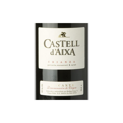 Castell d'Aixa Tinto Crianza Bodegas Xaló. Caja 6 uds.