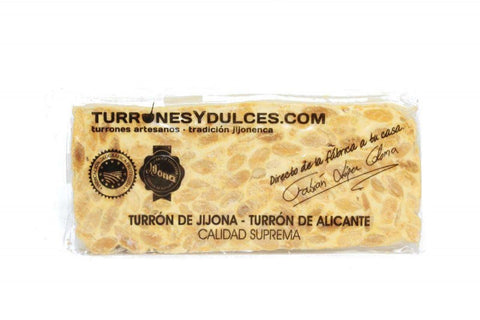 Turrón de Alicante o duro 300 grs calidad suprema