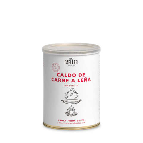 Caldo de carne a Leña 1L de El Paeller - Pack 3