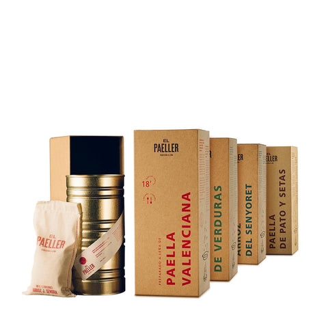 Pack "El Paeller" - Paella Valenciana - Verduras - Senyoret - Pato y Setas de El Paeller