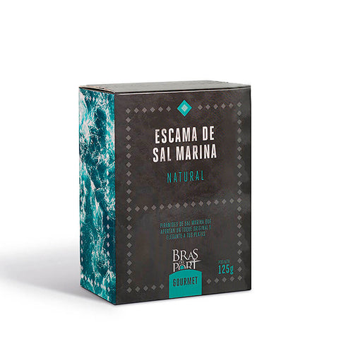 Escamas de sal marina natural 125 gr. Bras del Port