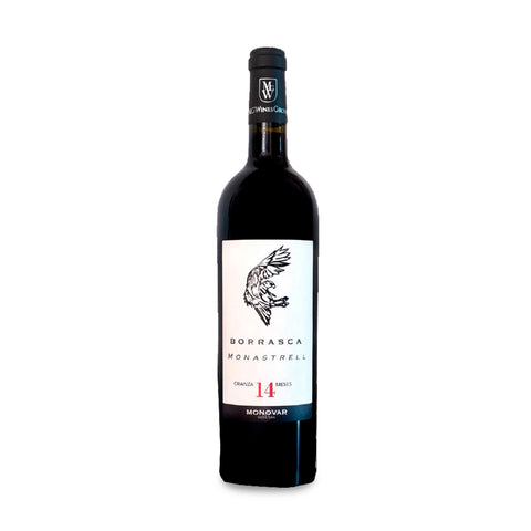Borrasca Crianza 14 meses tinto Monastrell de Bodegas Monóvar. Caja 3 botellas.