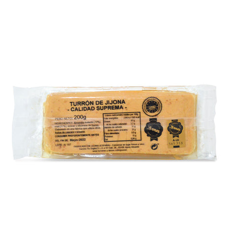 Turrón de Xixona - 200 gr. de Turrones y Dulces