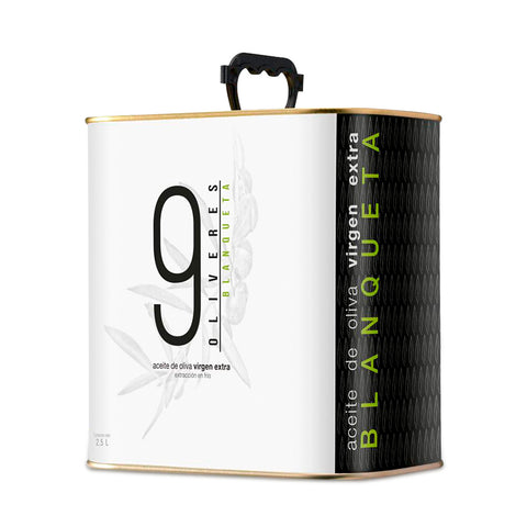 Aceite 9 Oliveres en lata 100% Blanqueta - 2,5 L