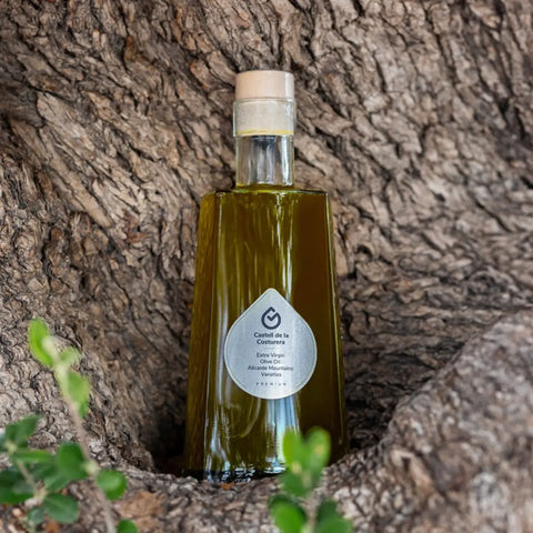 Aceite de oliva ecológico PREMIUM Manzanilla Blanqueta Picual o Alfafarenca Castell de la Costurera Caja 6 botellas 700 ml