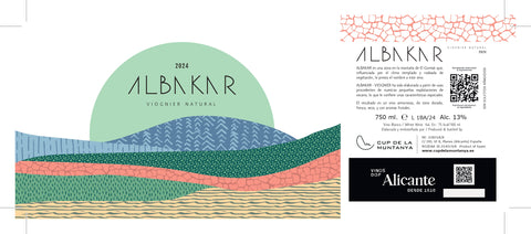 Albakar blanco natural Viognier de Cup la Muntanya