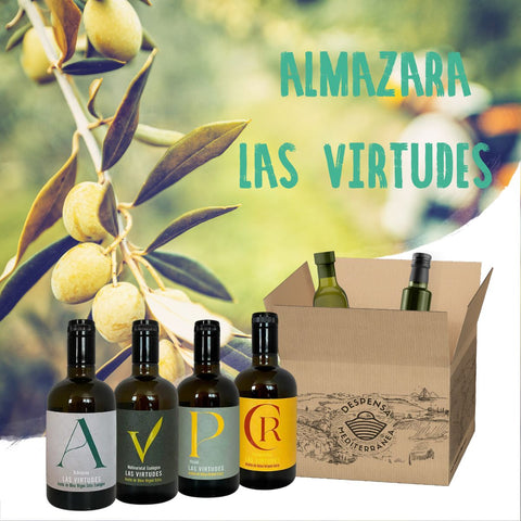 Pack degustación Aceites Premium Almazara Virtudes con 5% dto