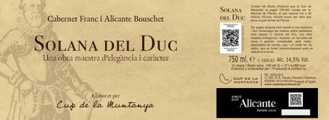 Solana del Duc natural de Cup La Muntanya