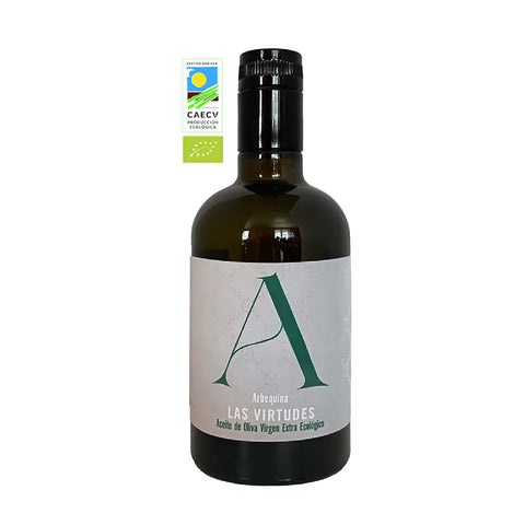 Aceite de Oliva Virgen Extra Ecológico Arbequina 0,5 L de Almazara Virtudes