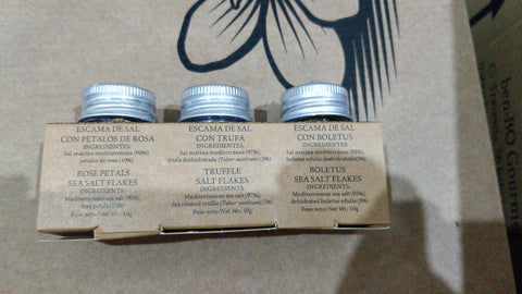 Pack 3 sales mini "Escamas Gourmet" pastas, carnes y risottos benBO