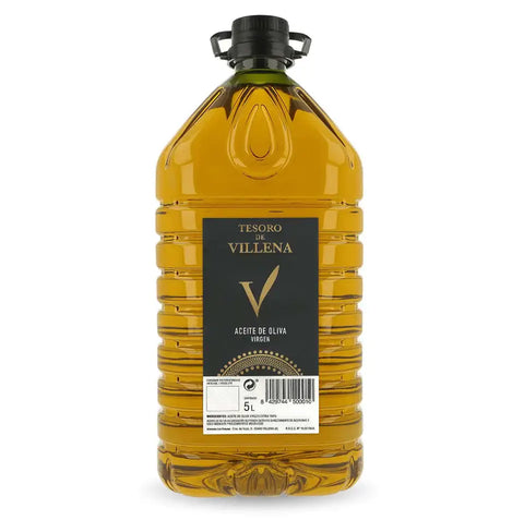 Aceite de Oliva Virgen "Tesoro de Villena" Garrafa 5 L