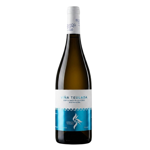 Viña Teulada  Blanco Moscatel seco de Bodega Teulada. Caja 6 botellas.